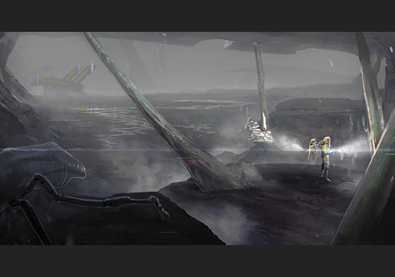 A concept piece for a personal project.